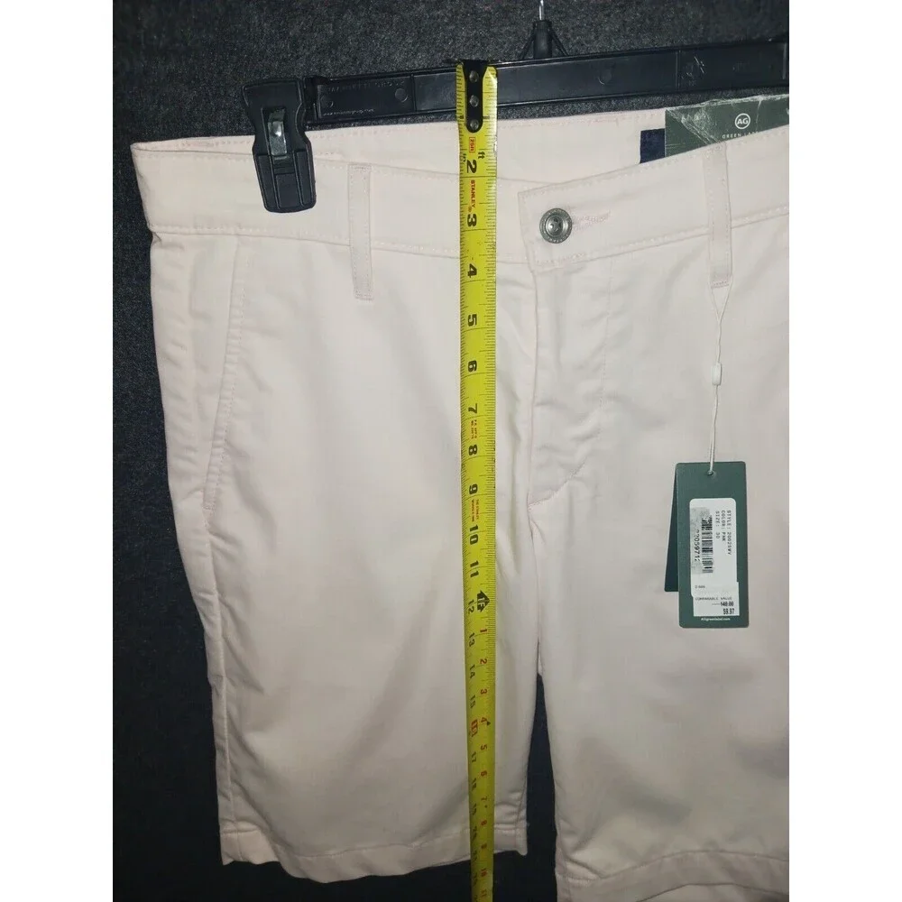 AG Adriano Goldschmied Shorts 30R Mens Canyon Flat Front‎ Light Pink Relaxed Fit